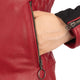 Veste en cuir oxford rad ws rouge 38