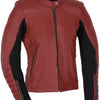 Veste en cuir oxford rad ws rouge 44
