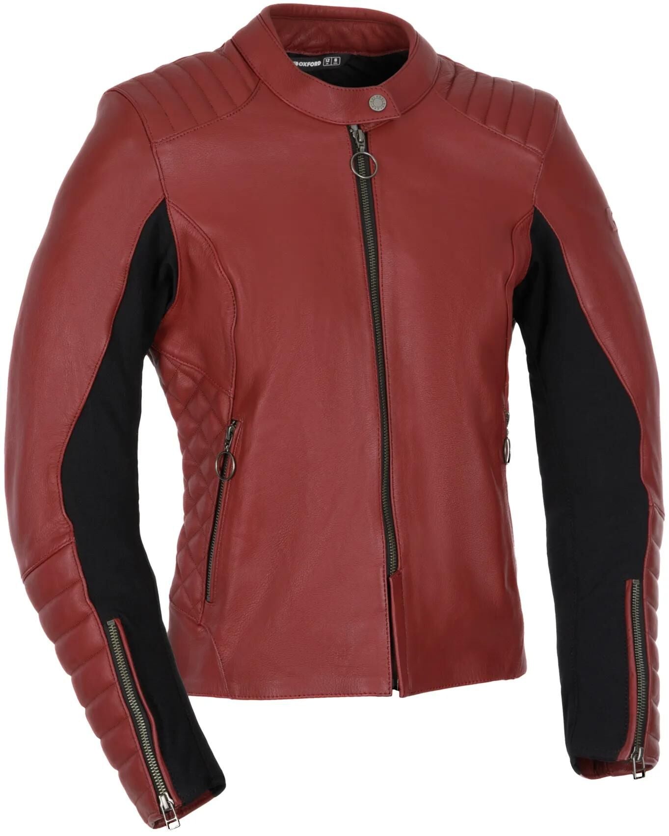 Veste en cuir oxford rad ws rouge 44