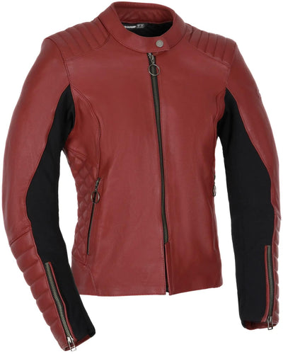 Veste en cuir oxford rad ws rouge 44