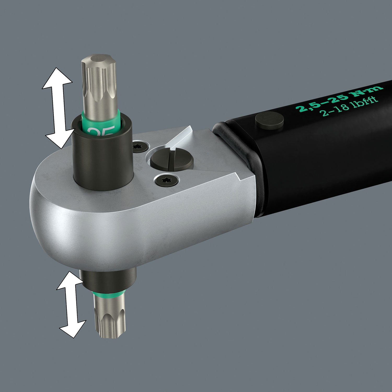 Verrouillage à couple clic Wera avec verrouillage dynamométrique 6 r l, embout (1 4 ) (2,5-25 nm)