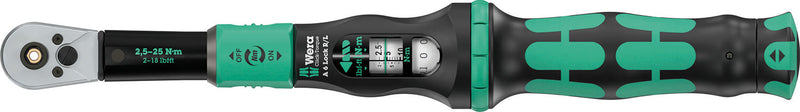 Verrouillage à couple clic Wera avec verrouillage dynamométrique 6 r l, embout (1 4 ) (2,5-25 nm)