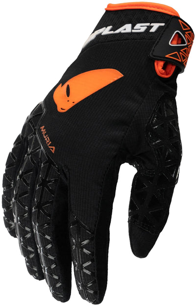 L'OVNI fait pipi au gant de motocross Muria. gants ufo muria orange noir gr. je