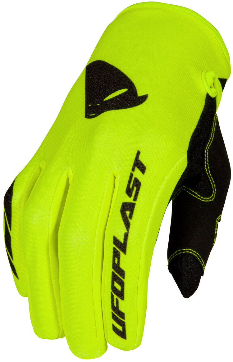 Ufo plast gant de motocross compétence gants enfants ufo compétence néon jaune gr. xl