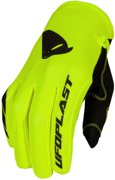 Ufo plast gant de motocross compétence gants enfants ufo compétence néon jaune gr. xs