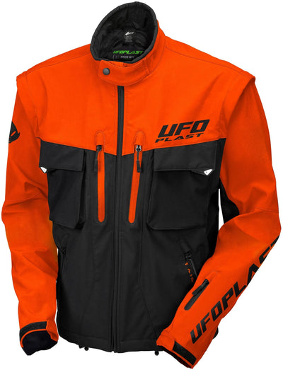 Veste enduro Ufo plast taiga veste ufo noir orange gr. m