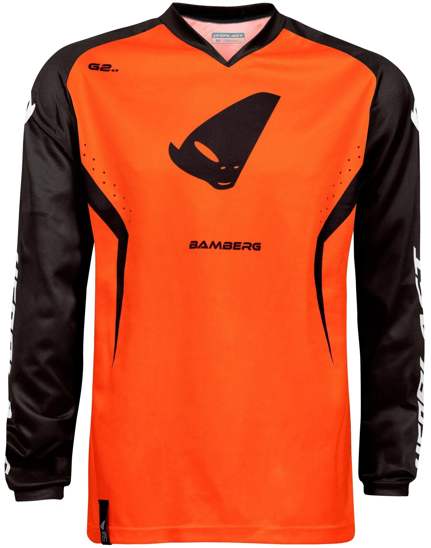Maillot Ufo plast mx bamberg, maillot mx homme ufo bamberg noir orange gr. xl