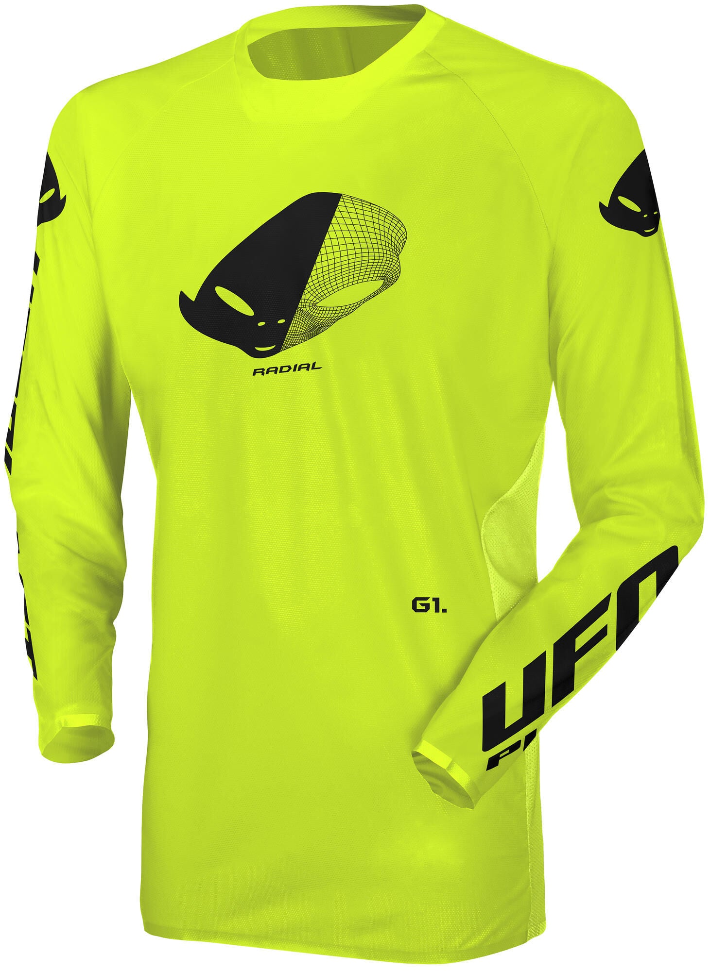 Ufo plast maillot mx radial maillot mx ufo radial néon jaune gr. m