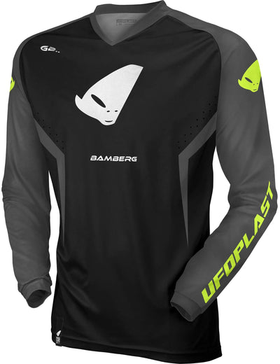 Maillot Ufo plast mx bamberg, maillot mx homme ufo bamberg gris gr. je