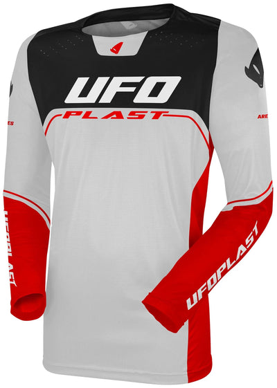 Ufo plast maillot mx ares mx maillot ufo ares gris rot gr. m