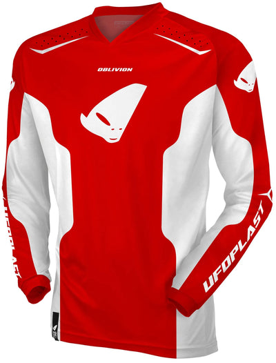 Ufo plast maillot mx oblivion mx maillot ufo oblivion rouge blanc gr. xl