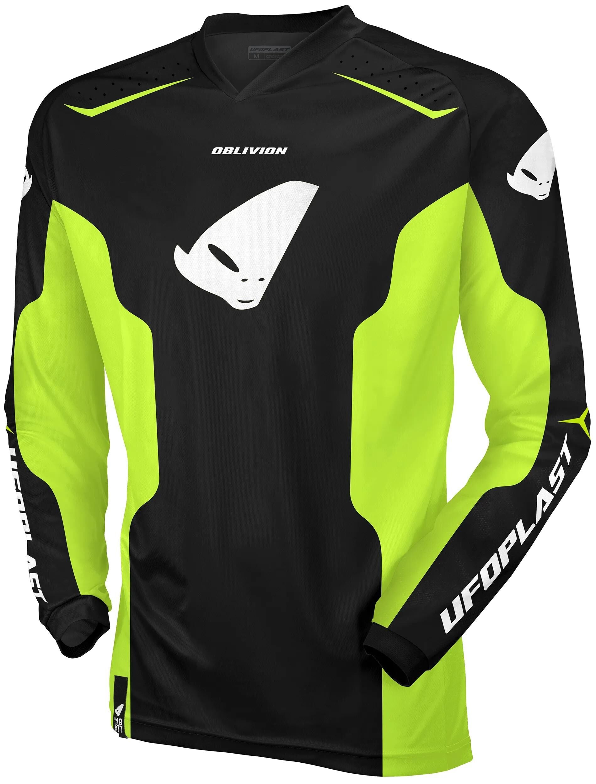 Ufo plast maillot mx oblivion mx maillot ufo oblivion noir jaune gr. je