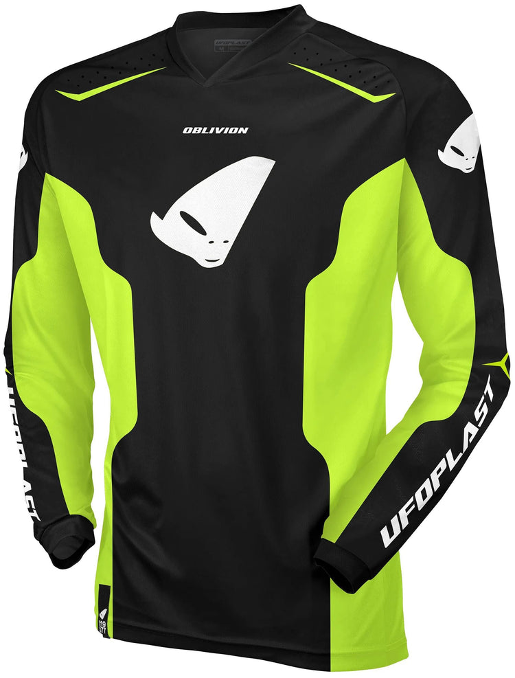 Ufo plast maillot mx oblivion mx maillot ufo oblivion noir jaune gr. je