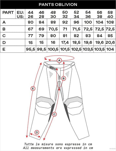 Pantalon Ufo plast mx oblivion mx pantalon ufo oblivion bleu rouge taille 50