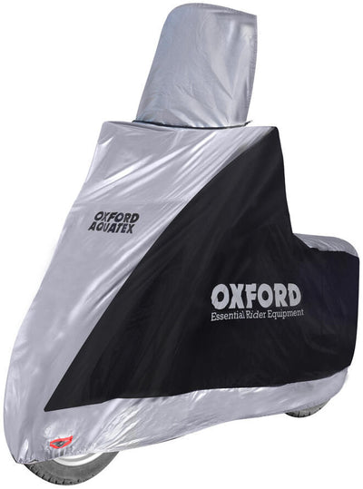 Les couvertures à vélo d'Oxford Aquate Aquate Silver Black Silver