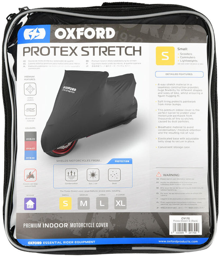 Oxford Protex Bike Covers Stretch Indoor L Black