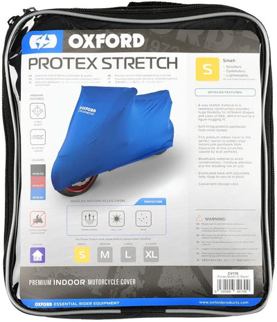 Oxford Protex Bike Covers Stretch Indoor L Bleu