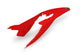 Ufo plast garde-boue arrière garde-boue ufo beta rouge