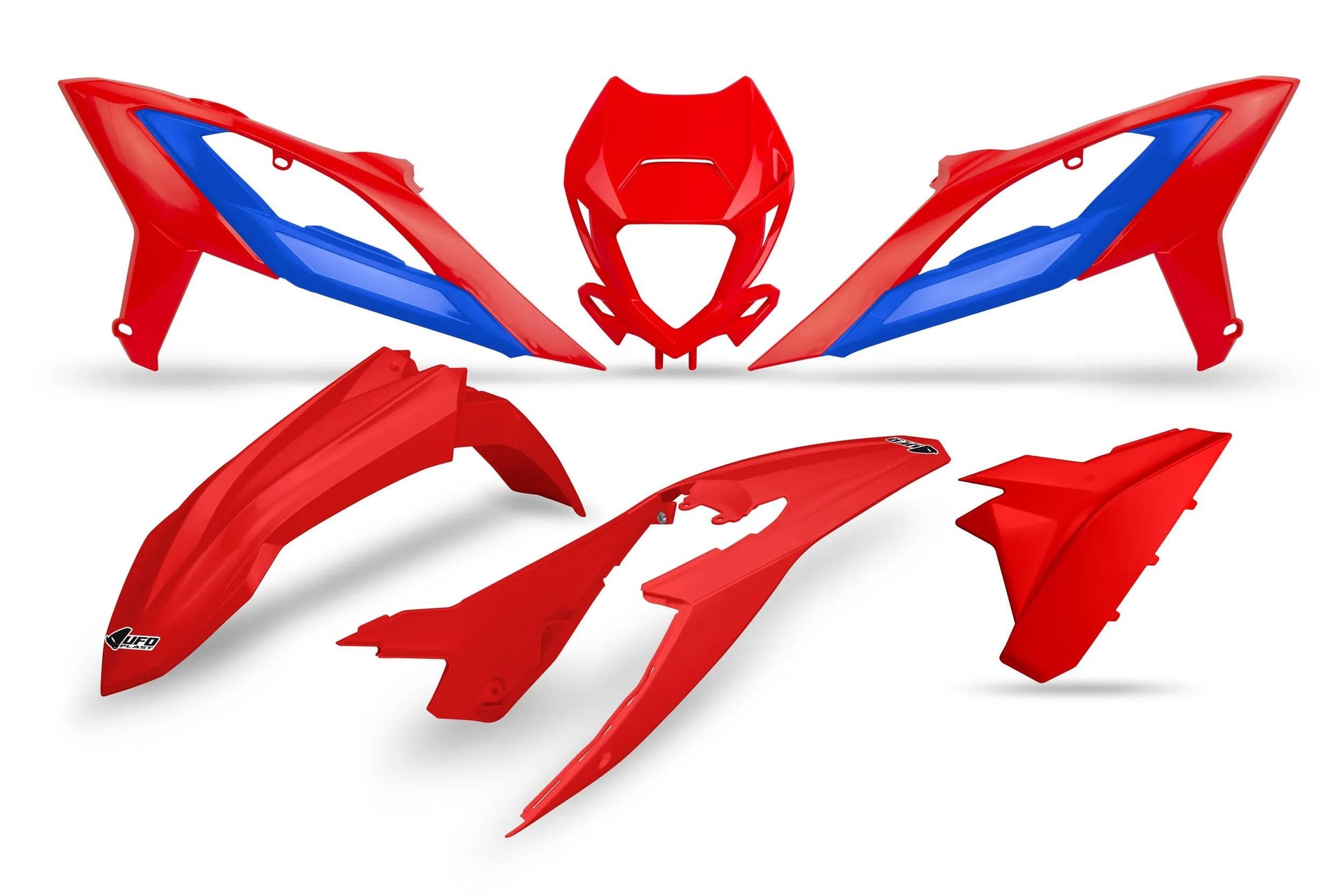 Kit de garniture de carrosserie Ufo plast ufo beta rouge bleu