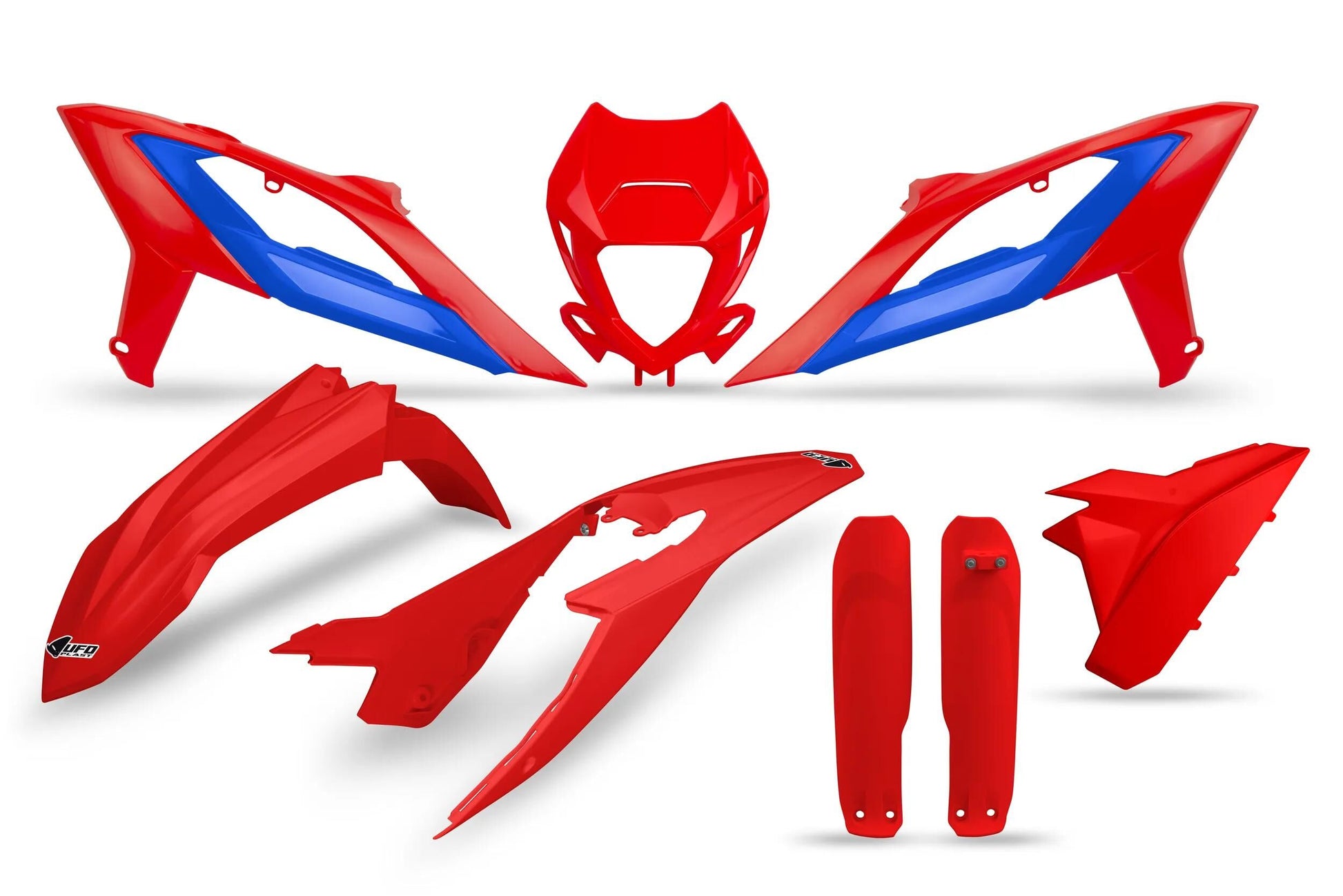 Kit de garniture de carrosserie Ufo plast ufo beta rouge bleu
