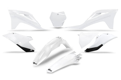 Kit de garniture de carrosserie Ufo plast ufo gasgas blanc