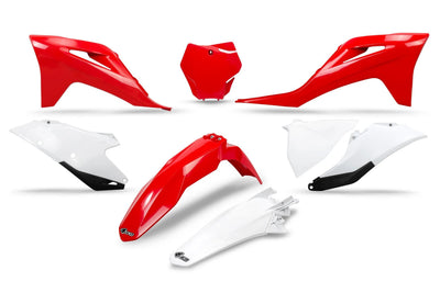 Kit garniture carrosserie Ufo plast ufo gasgas oem rouge blanc