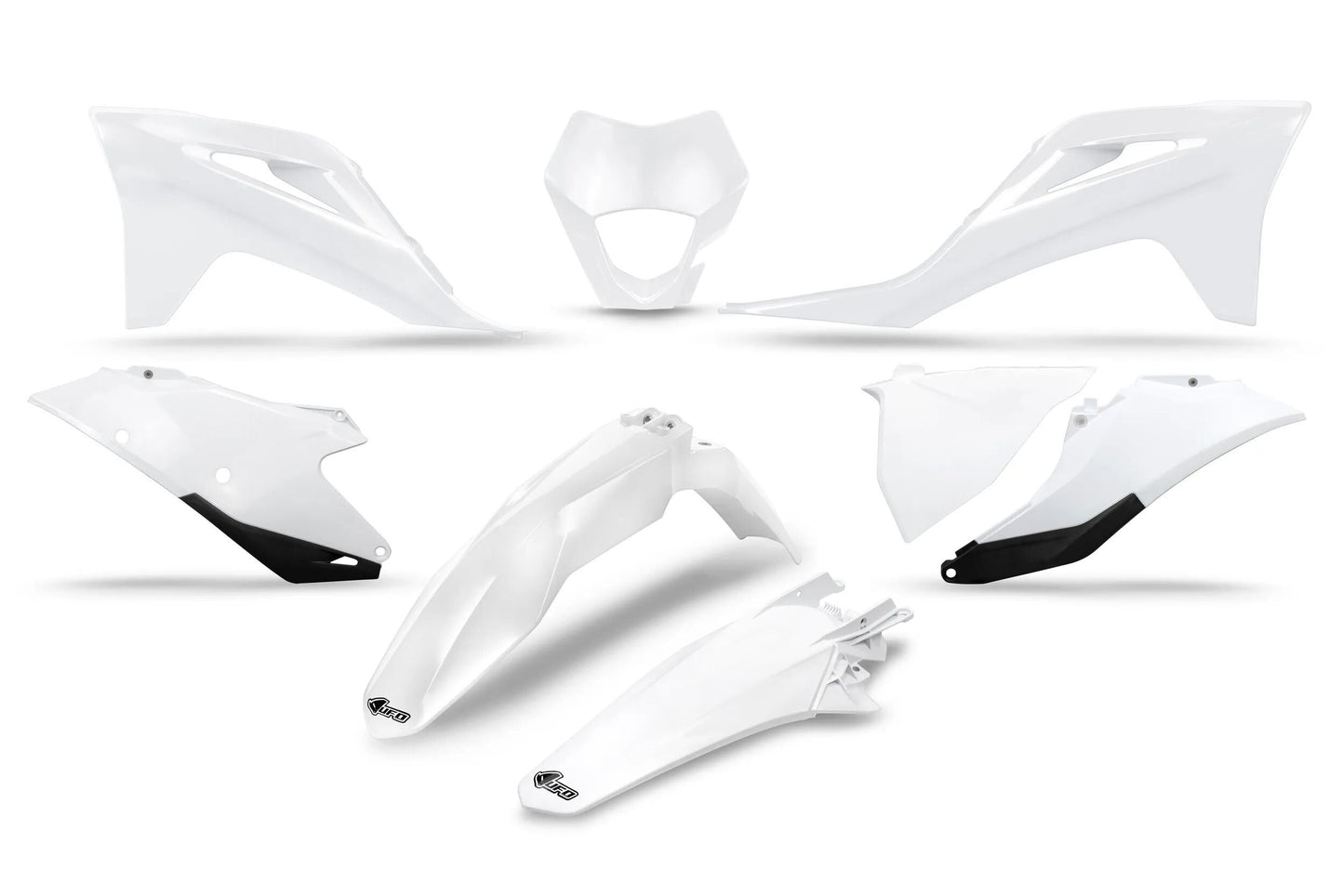Kit de garniture de carrosserie Ufo plast ufo gasgas blanc
