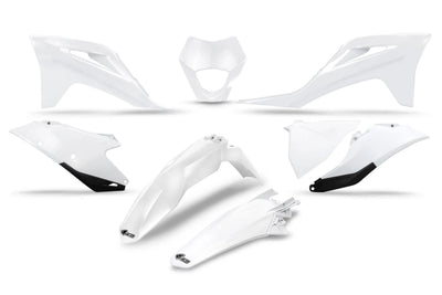 Kit de garniture de carrosserie Ufo plast ufo gasgas blanc