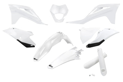 Kit de garniture de carrosserie Ufo plast ufo gasgas blanc