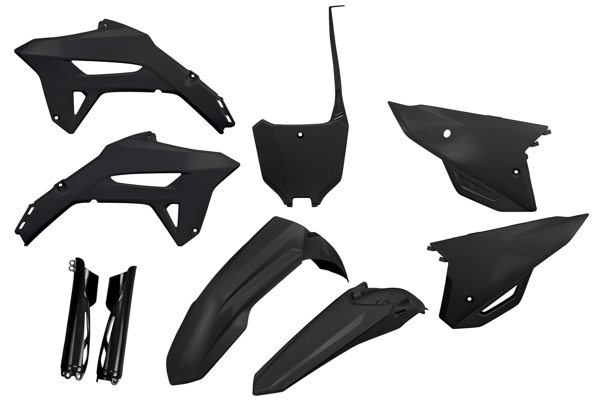 Kit de garniture de carrosserie Ufo plast ufo honda noir