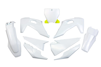Kit déco carrosserie Ufo plast ufo husqvarna blanc