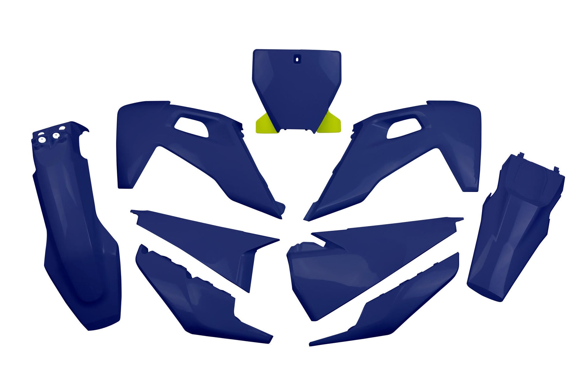 Kit déco carrosserie Ufo plast ufo husqvarna bleu