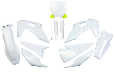 Kit déco carrosserie Ufo plast ufo husqvarna blanc