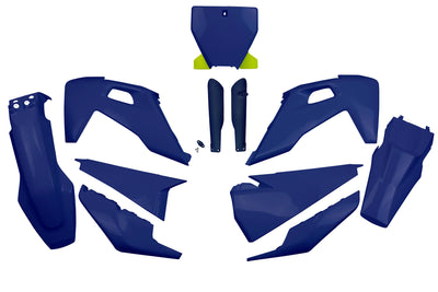 Kit déco carrosserie Ufo plast ufo husqvarna bleu