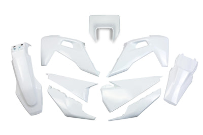 Kit déco carrosserie Ufo plast ufo husqvarna blanc
