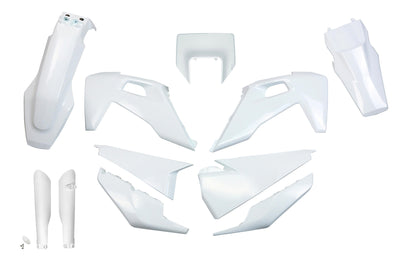 Kit déco carrosserie Ufo plast ufo husqvarna blanc