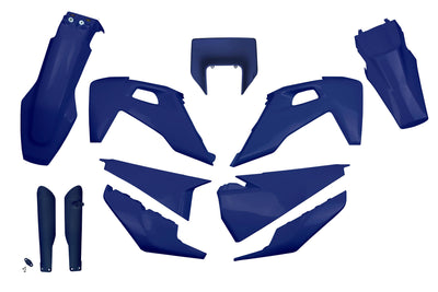 Kit déco carrosserie Ufo plast ufo husqvarna bleu