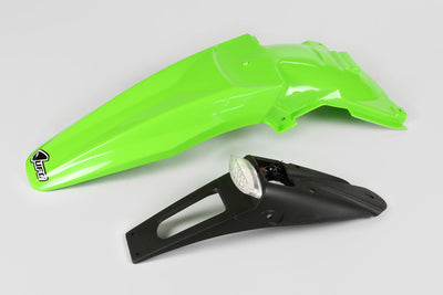 Jeu de garde-boue Ufo plast garde-boue arrière ufo kawasaki led vert