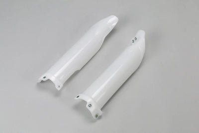 Protection de fourche avant Ufo plast protège-fourche ufo kawasaki blanc