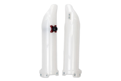 Protection de fourche avant Ufo plast protège-fourche ufo kawasaki blanc