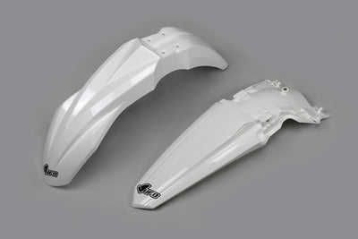 Ufo plast garde-boue set garde-boue ufo kawasaki blanc