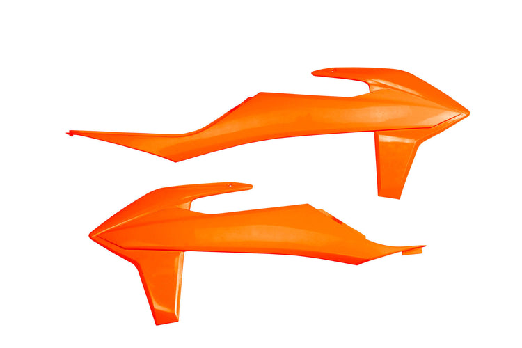 Cache radiateur Ufo plast cache radiateur ufo ktm orange