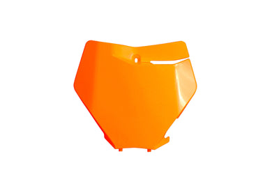 Plaque numéro de départ UFO plast plaque numéro de départ UFO KTM orange