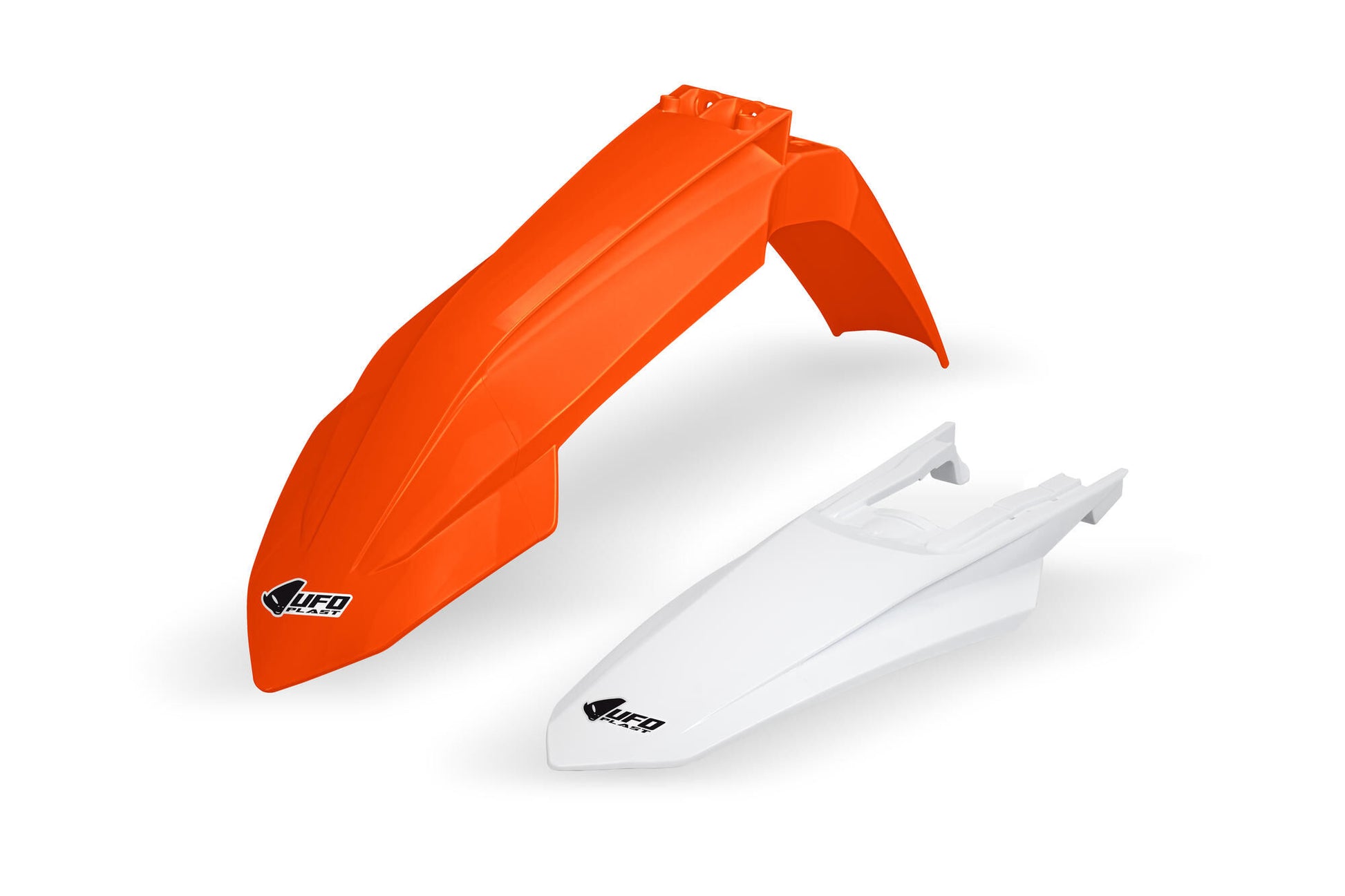 Jeu de garde-boue Ufo plast jeu de garde-boue ufo ktm oem orange blanc