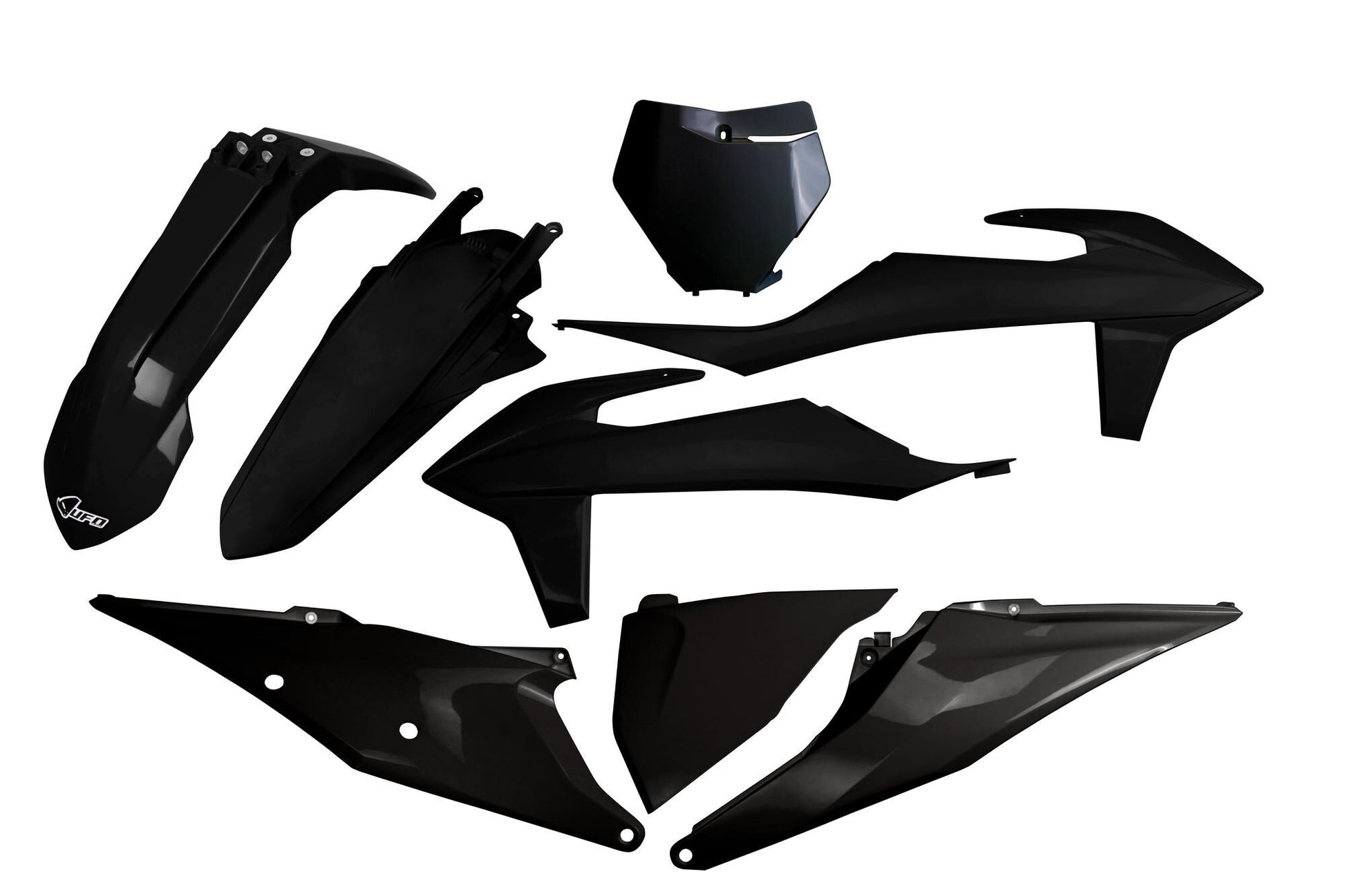 Kit déco carrosserie Ufo plast ufo ktm noir
