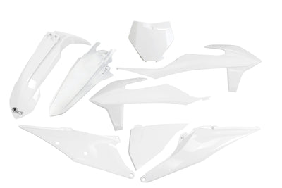 Kit déco carrosserie Ufo plast ufo ktm blanc