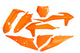 Kit déco carrosserie Ufo plast ufo ktm orange