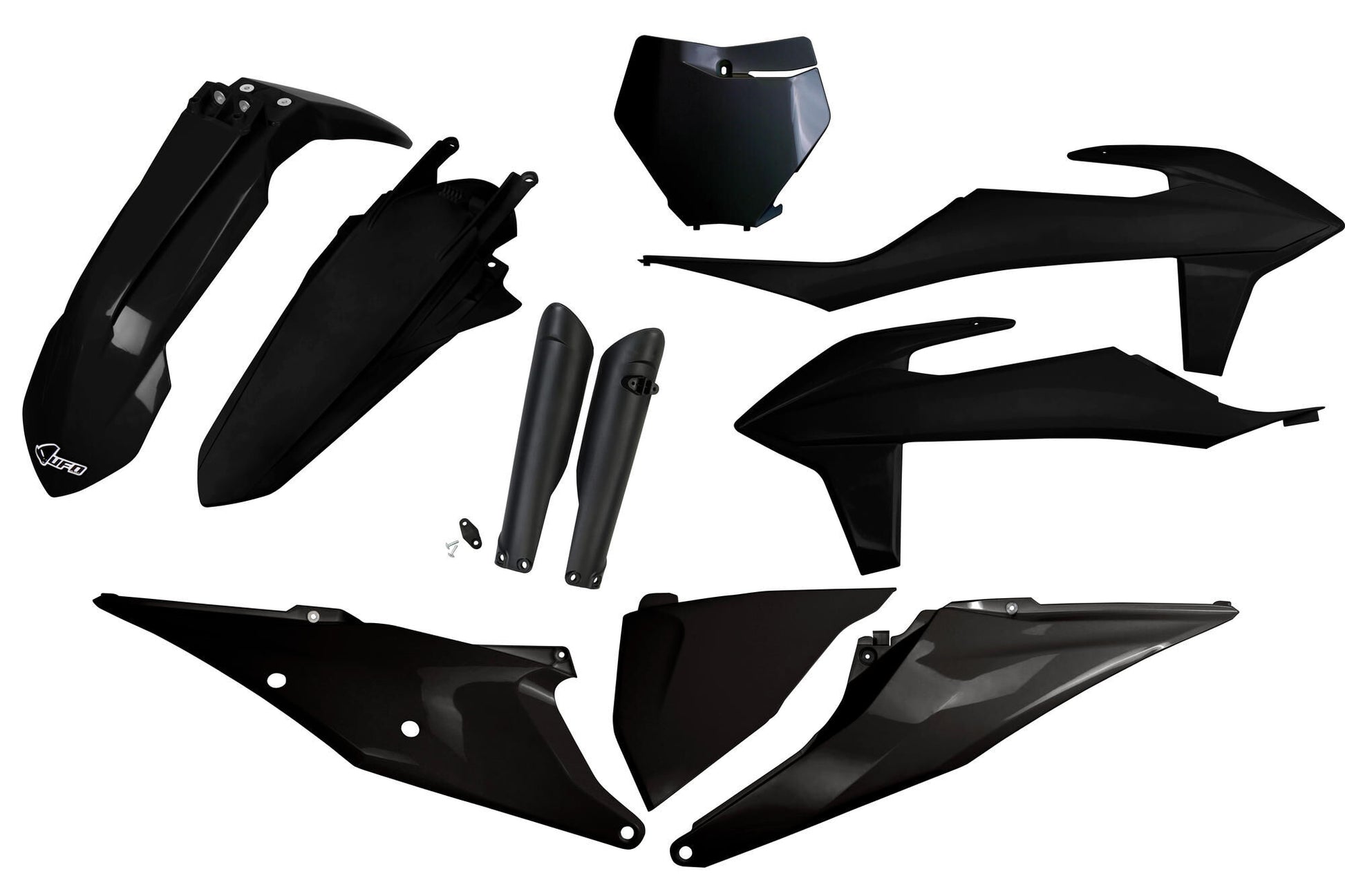 Kit déco carrosserie Ufo plast ufo ktm noir