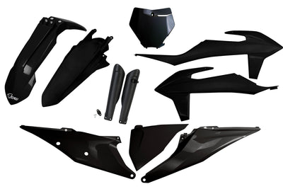 Kit déco carrosserie Ufo plast ufo ktm noir