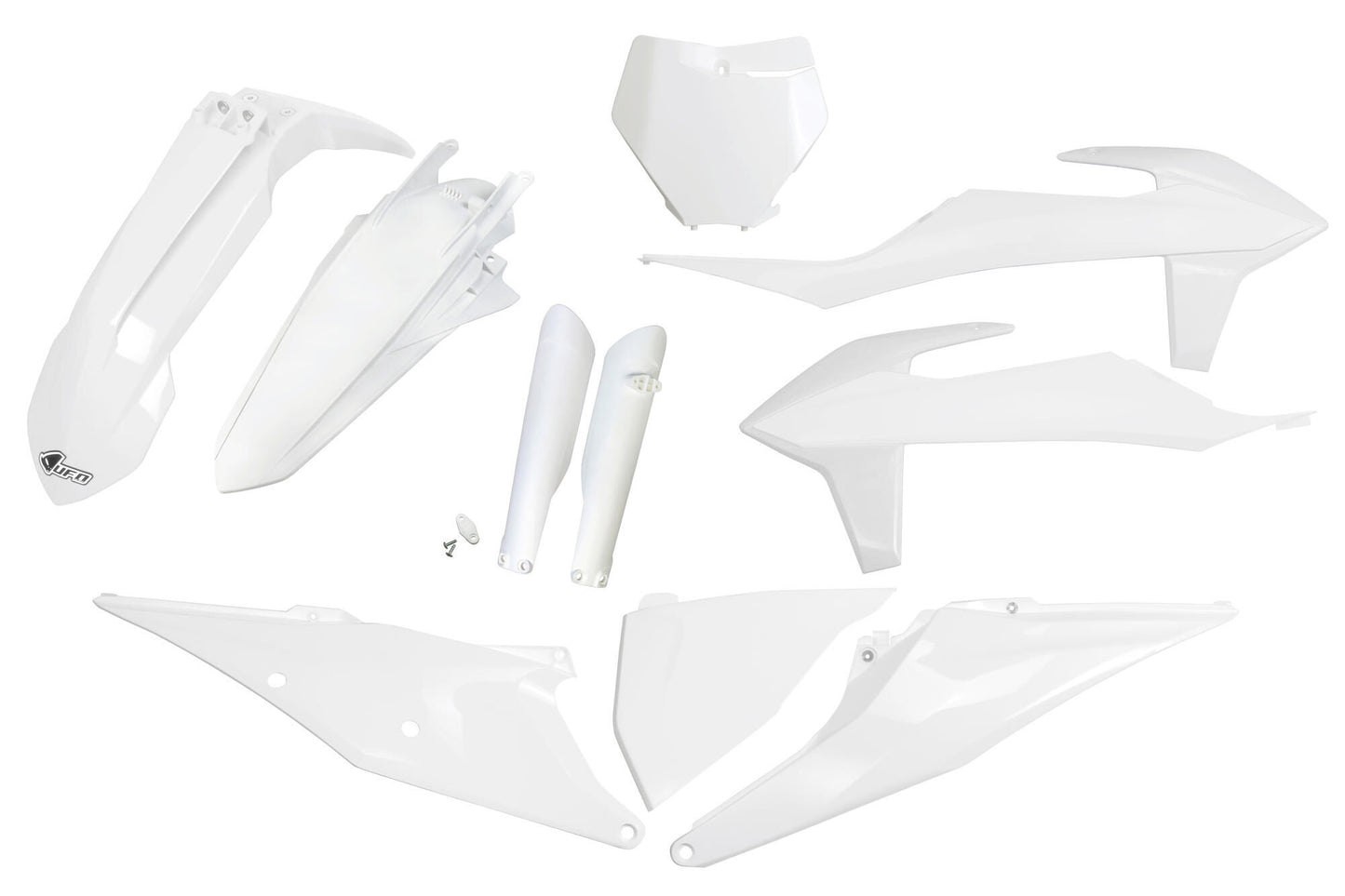 Kit déco carrosserie Ufo plast ufo ktm blanc